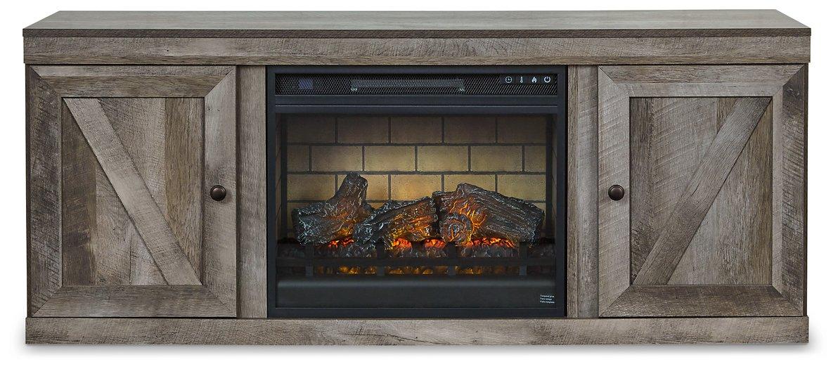 Wynnlow TV Stand with Electric Fireplace - Premium TV Stand from Ashley Furniture - Just $453.80! Shop now at Furniture Wholesale Plus  We are the best furniture store in Nashville, Hendersonville, Goodlettsville, Madison, Antioch, Mount Juliet, Lebanon, Gallatin, Springfield, Murfreesboro, Franklin, Brentwood