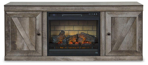 Wynnlow TV Stand with Electric Fireplace - Premium TV Stand from Ashley Furniture - Just $453.80! Shop now at Furniture Wholesale Plus  We are the best furniture store in Nashville, Hendersonville, Goodlettsville, Madison, Antioch, Mount Juliet, Lebanon, Gallatin, Springfield, Murfreesboro, Franklin, Brentwood