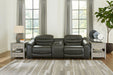 Center Line 3-Piece Power Reclining Loveseat with Console - Premium Sectional from Ashley Furniture - Just $1911.58! Shop now at Furniture Wholesale Plus  We are the best furniture store in Nashville, Hendersonville, Goodlettsville, Madison, Antioch, Mount Juliet, Lebanon, Gallatin, Springfield, Murfreesboro, Franklin, Brentwood