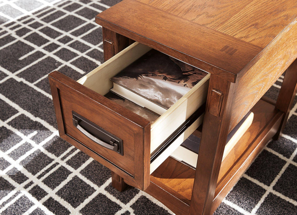 Breegin Chairside End Table - Premium End Table from Ashley Furniture - Just $116.73! Shop now at Furniture Wholesale Plus  We are the best furniture store in Nashville, Hendersonville, Goodlettsville, Madison, Antioch, Mount Juliet, Lebanon, Gallatin, Springfield, Murfreesboro, Franklin, Brentwood