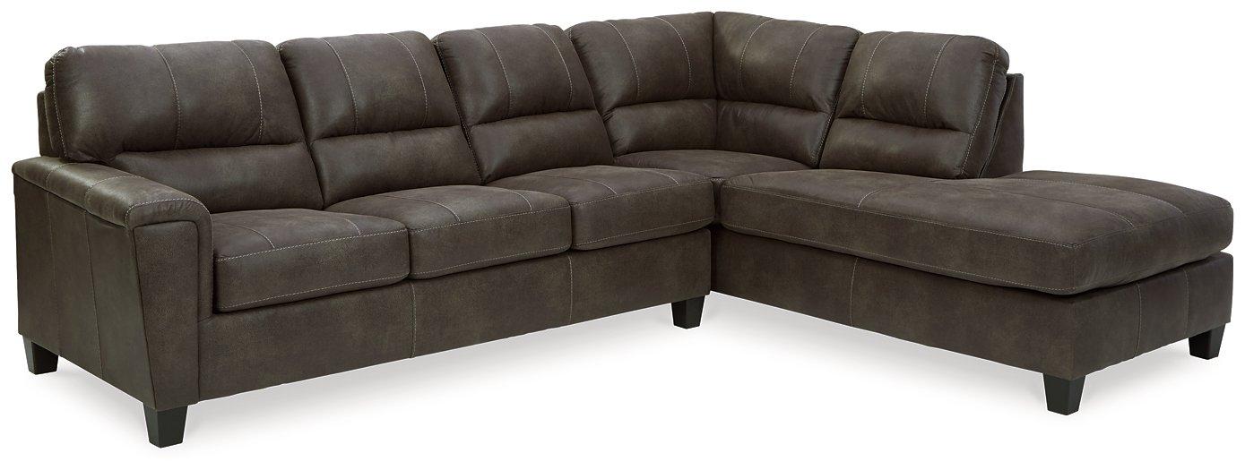 Navi 2-Piece Sleeper Sectional with Chaise - Premium Sectional from Ashley Furniture - Just $1315.95! Shop now at Furniture Wholesale Plus  We are the best furniture store in Nashville, Hendersonville, Goodlettsville, Madison, Antioch, Mount Juliet, Lebanon, Gallatin, Springfield, Murfreesboro, Franklin, Brentwood