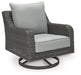 Elite Park Outdoor Swivel Lounge with Cushion - Premium Outdoor Seating from Ashley Furniture - Just $575.99! Shop now at Furniture Wholesale Plus  We are the best furniture store in Nashville, Hendersonville, Goodlettsville, Madison, Antioch, Mount Juliet, Lebanon, Gallatin, Springfield, Murfreesboro, Franklin, Brentwood