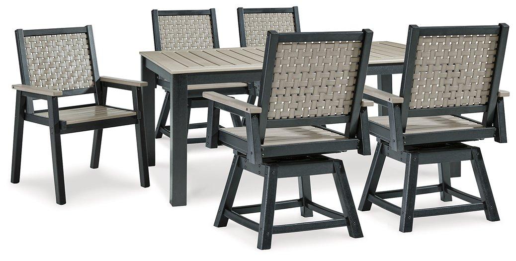 Mount Valley Outdoor Dining Set - Premium Outdoor Dining Set from Ashley Furniture - Just $1781.85! Shop now at Furniture Wholesale Plus  We are the best furniture store in Nashville, Hendersonville, Goodlettsville, Madison, Antioch, Mount Juliet, Lebanon, Gallatin, Springfield, Murfreesboro, Franklin, Brentwood