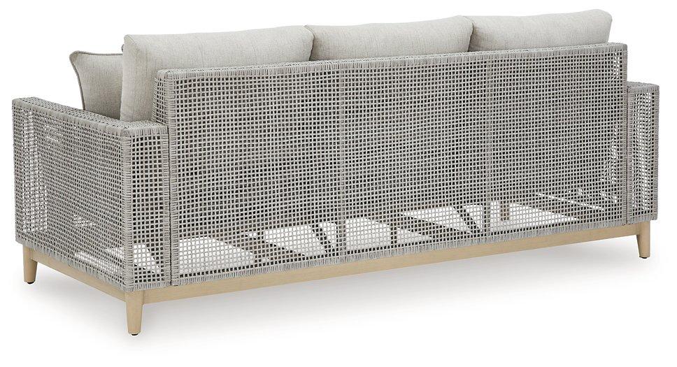 Seton Creek Outdoor Sofa with Cushion - Premium Outdoor Seating from Ashley Furniture - Just $1318.41! Shop now at Furniture Wholesale Plus  We are the best furniture store in Nashville, Hendersonville, Goodlettsville, Madison, Antioch, Mount Juliet, Lebanon, Gallatin, Springfield, Murfreesboro, Franklin, Brentwood