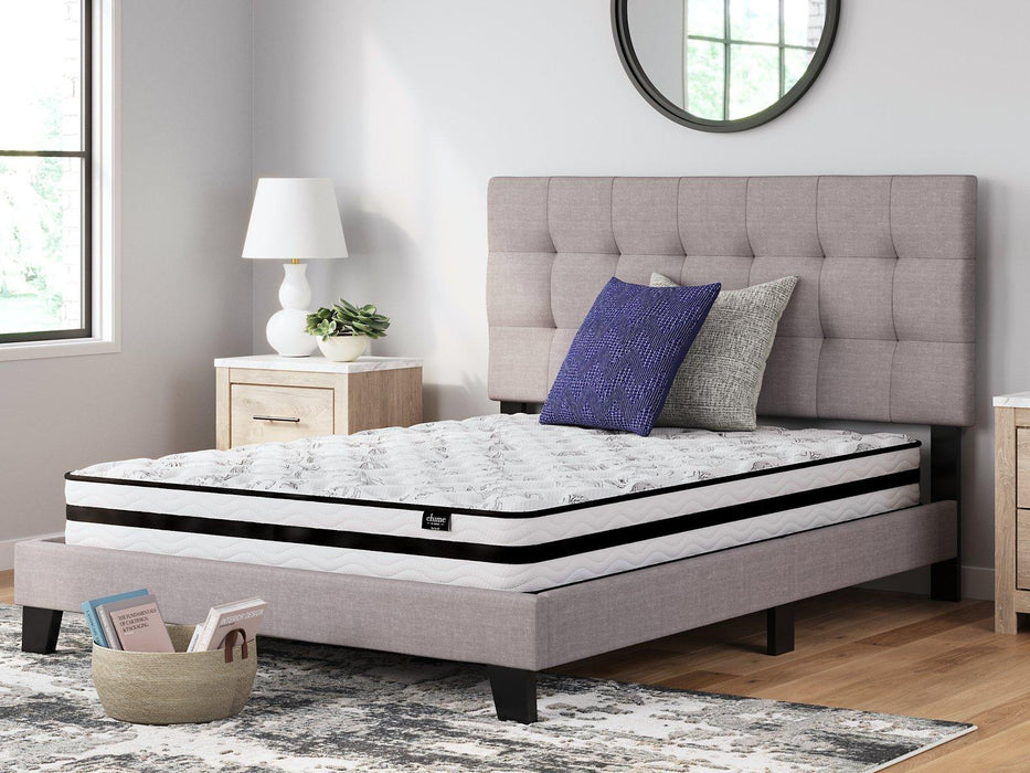 8 Inch Chime Innerspring Mattress Set - Premium Mattress Set from Ashley Furniture - Just $329.93! Shop now at Furniture Wholesale Plus  We are the best furniture store in Nashville, Hendersonville, Goodlettsville, Madison, Antioch, Mount Juliet, Lebanon, Gallatin, Springfield, Murfreesboro, Franklin, Brentwood