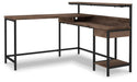 Arlenbry Home Office L-Desk with Storage - Premium Desk from Ashley Furniture - Just $393.16! Shop now at Furniture Wholesale Plus  We are the best furniture store in Nashville, Hendersonville, Goodlettsville, Madison, Antioch, Mount Juliet, Lebanon, Gallatin, Springfield, Murfreesboro, Franklin, Brentwood