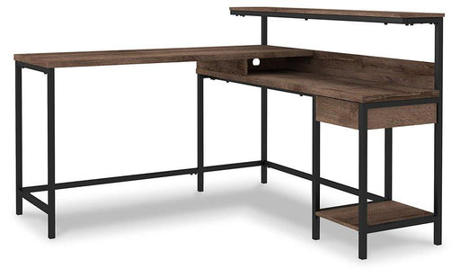 Arlenbry Home Office L-Desk with Storage - Premium Desk from Ashley Furniture - Just $393.16! Shop now at Furniture Wholesale Plus  We are the best furniture store in Nashville, Hendersonville, Goodlettsville, Madison, Antioch, Mount Juliet, Lebanon, Gallatin, Springfield, Murfreesboro, Franklin, Brentwood