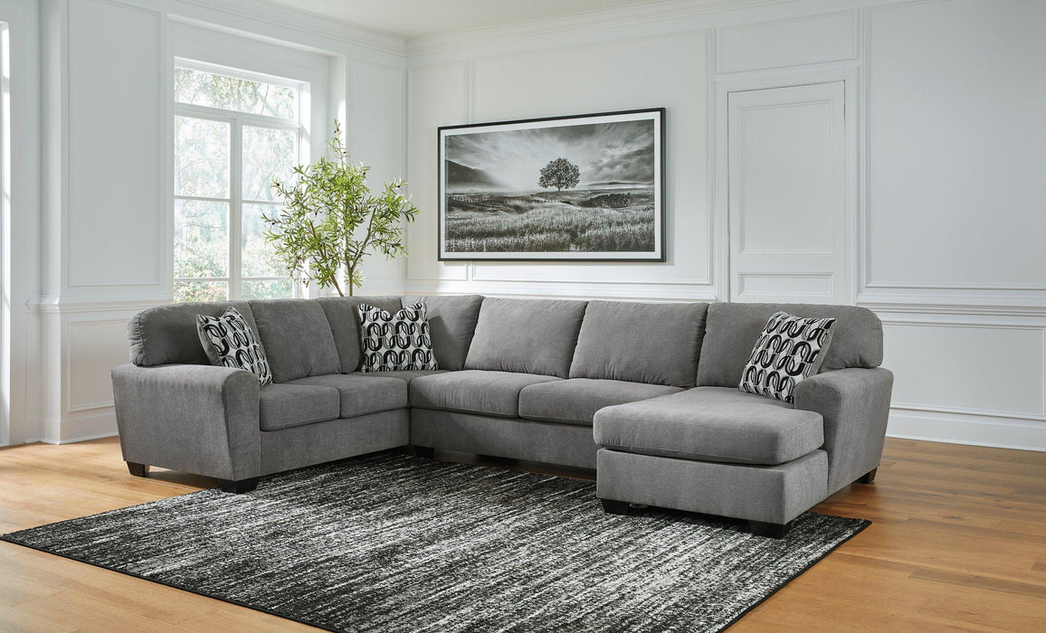 Birkdale Court Sectional with Chaise - Premium Sectional from Ashley Furniture - Just $1137.94! Shop now at Furniture Wholesale Plus  We are the best furniture store in Nashville, Hendersonville, Goodlettsville, Madison, Antioch, Mount Juliet, Lebanon, Gallatin, Springfield, Murfreesboro, Franklin, Brentwood