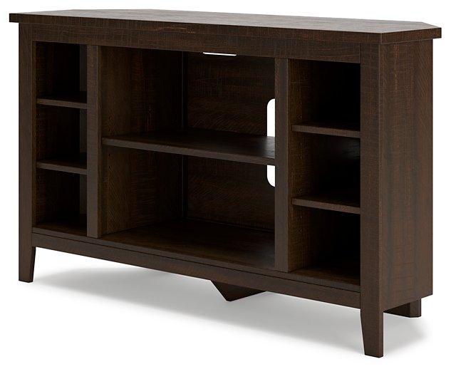 Camiburg Corner TV Stand with Electric Fireplace - Premium TV Stand from Ashley Furniture - Just $452.03! Shop now at Furniture Wholesale Plus  We are the best furniture store in Nashville, Hendersonville, Goodlettsville, Madison, Antioch, Mount Juliet, Lebanon, Gallatin, Springfield, Murfreesboro, Franklin, Brentwood