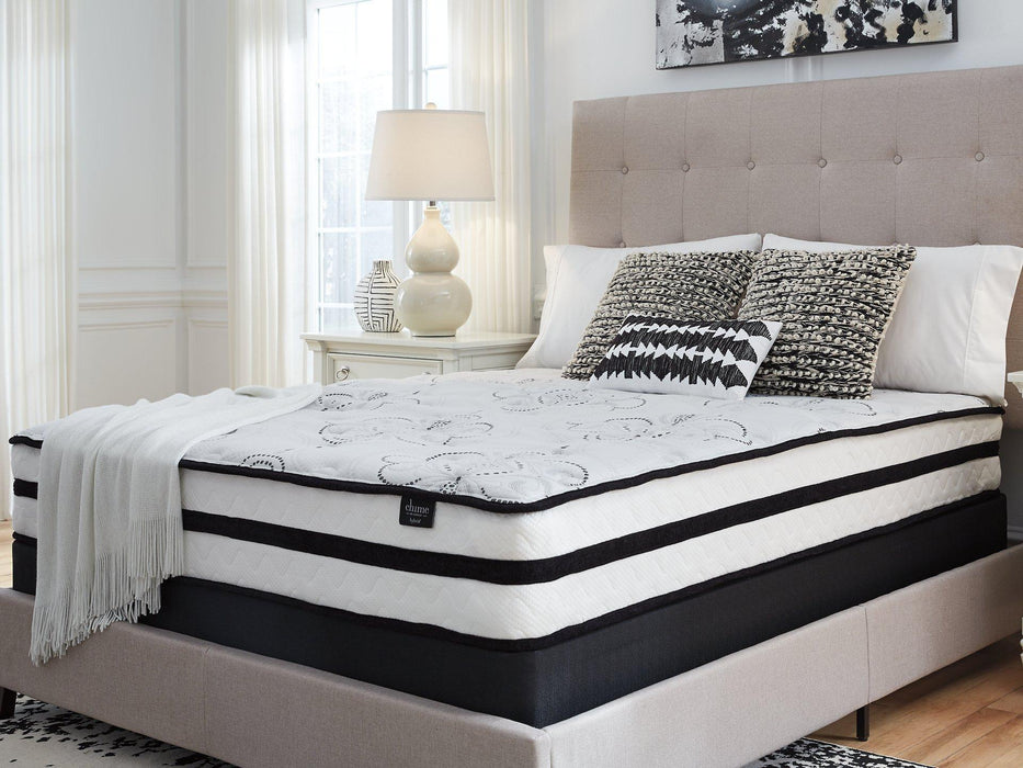 Chime 10 Inch Hybrid Mattress in a Box - Premium Mattress from Ashley Furniture - Just $249.32! Shop now at Furniture Wholesale Plus  We are the best furniture store in Nashville, Hendersonville, Goodlettsville, Madison, Antioch, Mount Juliet, Lebanon, Gallatin, Springfield, Murfreesboro, Franklin, Brentwood