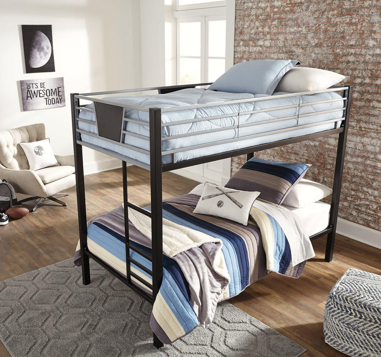 Dinsmore Bunk Bed with Ladder - Premium Bed from Ashley Furniture - Just $456.53! Shop now at Furniture Wholesale Plus  We are the best furniture store in Nashville, Hendersonville, Goodlettsville, Madison, Antioch, Mount Juliet, Lebanon, Gallatin, Springfield, Murfreesboro, Franklin, Brentwood