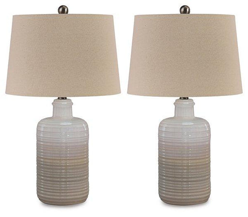 Marnina Table Lamp (Set of 2) - Premium Table Lamp Pair from Ashley Furniture - Just $116.73! Shop now at Furniture Wholesale Plus  We are the best furniture store in Nashville, Hendersonville, Goodlettsville, Madison, Antioch, Mount Juliet, Lebanon, Gallatin, Springfield, Murfreesboro, Franklin, Brentwood