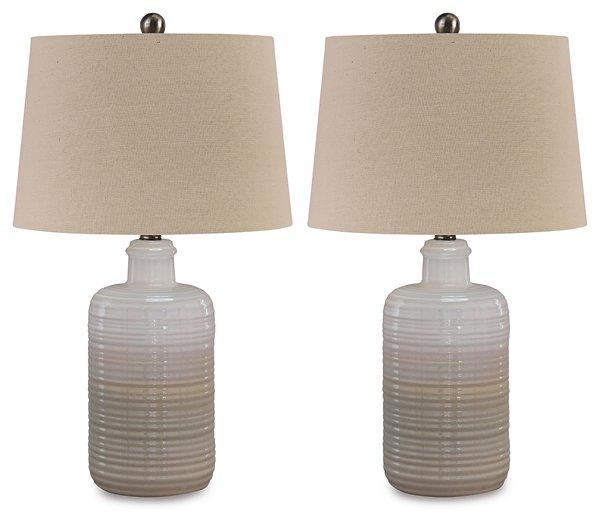 Marnina Table Lamp (Set of 2) - Premium Table Lamp Pair from Ashley Furniture - Just $116.73! Shop now at Furniture Wholesale Plus  We are the best furniture store in Nashville, Hendersonville, Goodlettsville, Madison, Antioch, Mount Juliet, Lebanon, Gallatin, Springfield, Murfreesboro, Franklin, Brentwood