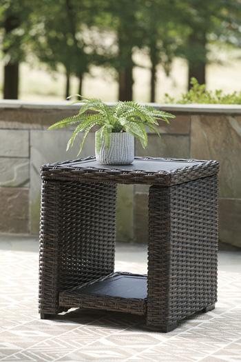 Grasson Lane End Table - Premium Outdoor End Table from Ashley Furniture - Just $235.02! Shop now at Furniture Wholesale Plus  We are the best furniture store in Nashville, Hendersonville, Goodlettsville, Madison, Antioch, Mount Juliet, Lebanon, Gallatin, Springfield, Murfreesboro, Franklin, Brentwood