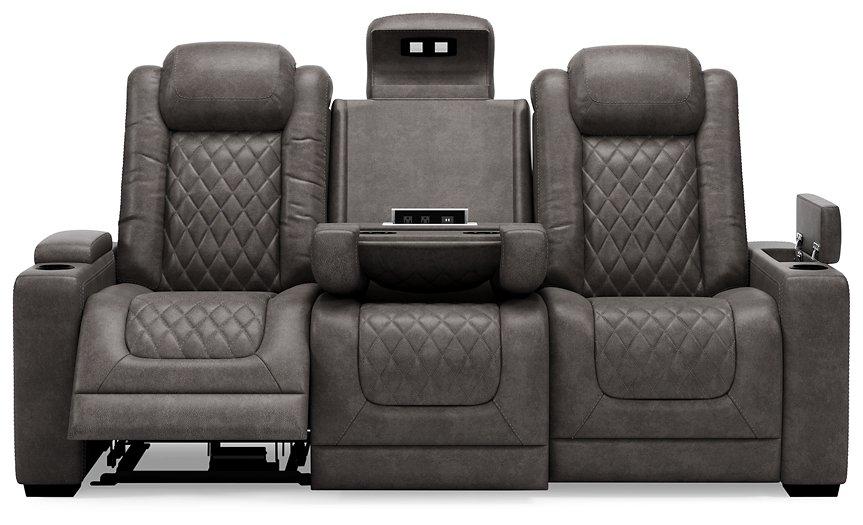 HyllMont Power Reclining Sofa - Premium Sofa from Ashley Furniture - Just $1364.31! Shop now at Furniture Wholesale Plus  We are the best furniture store in Nashville, Hendersonville, Goodlettsville, Madison, Antioch, Mount Juliet, Lebanon, Gallatin, Springfield, Murfreesboro, Franklin, Brentwood