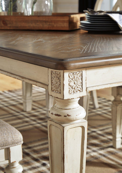 Realyn Dining Extension Table - Premium Dining Table from Ashley Furniture - Just $538.97! Shop now at Furniture Wholesale Plus  We are the best furniture store in Nashville, Hendersonville, Goodlettsville, Madison, Antioch, Mount Juliet, Lebanon, Gallatin, Springfield, Murfreesboro, Franklin, Brentwood