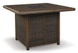 Paradise Trail Bar Table with Fire Pit - Premium Outdoor Pub Table w/FP from Ashley Furniture - Just $1255.98! Shop now at Furniture Wholesale Plus  We are the best furniture store in Nashville, Hendersonville, Goodlettsville, Madison, Antioch, Mount Juliet, Lebanon, Gallatin, Springfield, Murfreesboro, Franklin, Brentwood