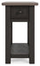 Tyler Creek Chairside End Table - Premium End Table from Ashley Furniture - Just $152.04! Shop now at Furniture Wholesale Plus  We are the best furniture store in Nashville, Hendersonville, Goodlettsville, Madison, Antioch, Mount Juliet, Lebanon, Gallatin, Springfield, Murfreesboro, Franklin, Brentwood