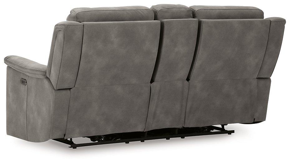 Next-Gen DuraPella Power Reclining Loveseat with Console - Premium Loveseat from Ashley Furniture - Just $1425.62! Shop now at Furniture Wholesale Plus  We are the best furniture store in Nashville, Hendersonville, Goodlettsville, Madison, Antioch, Mount Juliet, Lebanon, Gallatin, Springfield, Murfreesboro, Franklin, Brentwood