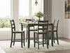 Gesthaven Counter Height Dining Table and 4 Barstools (Set of 5) - Premium Counter Height Table from Ashley Furniture - Just $456.53! Shop now at Furniture Wholesale Plus  We are the best furniture store in Nashville, Hendersonville, Goodlettsville, Madison, Antioch, Mount Juliet, Lebanon, Gallatin, Springfield, Murfreesboro, Franklin, Brentwood