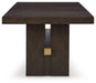 Burkhaus Dining Extension Table - Premium Dining Table from Ashley Furniture - Just $726.02! Shop now at Furniture Wholesale Plus  We are the best furniture store in Nashville, Hendersonville, Goodlettsville, Madison, Antioch, Mount Juliet, Lebanon, Gallatin, Springfield, Murfreesboro, Franklin, Brentwood