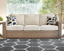 Beachcroft Outdoor Sofa, Lounge Chairs and Fire Pit - Premium Outdoor Dining Set from Ashley Furniture - Just $3613.66! Shop now at Furniture Wholesale Plus  We are the best furniture store in Nashville, Hendersonville, Goodlettsville, Madison, Antioch, Mount Juliet, Lebanon, Gallatin, Springfield, Murfreesboro, Franklin, Brentwood