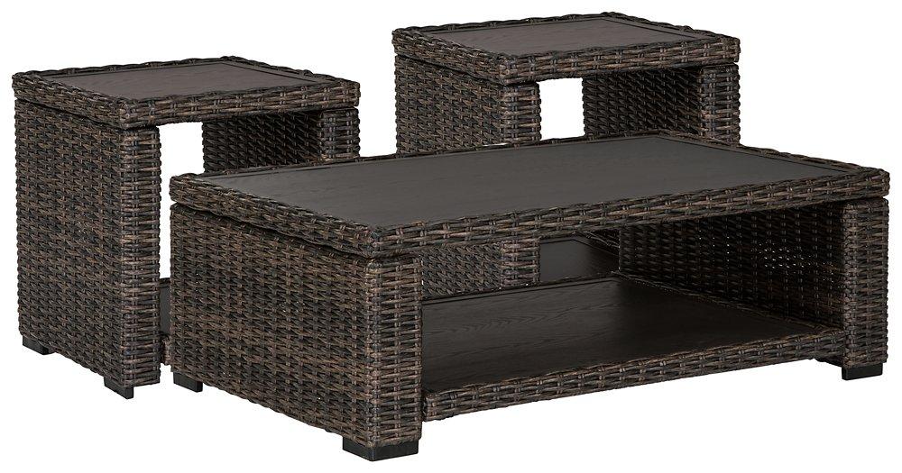 Grasson Lane Outdoor Occasional Table Set - Premium Outdoor Table Set from Ashley Furniture - Just $932.79! Shop now at Furniture Wholesale Plus  We are the best furniture store in Nashville, Hendersonville, Goodlettsville, Madison, Antioch, Mount Juliet, Lebanon, Gallatin, Springfield, Murfreesboro, Franklin, Brentwood