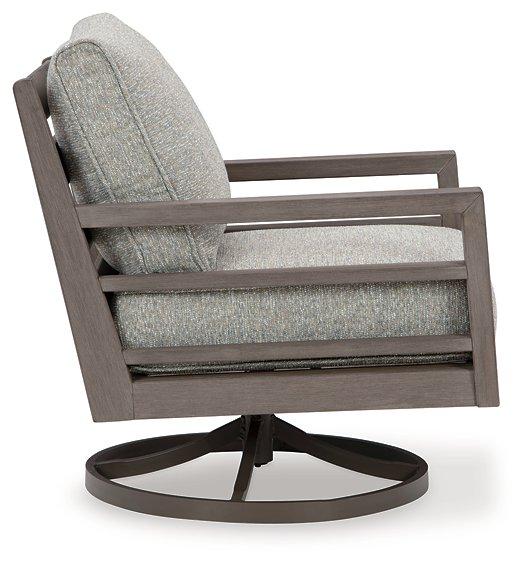 Hillside Barn Outdoor Swivel Lounge with Cushion - Premium Outdoor Seating from Ashley Furniture - Just $749! Shop now at Furniture Wholesale Plus  We are the best furniture store in Nashville, Hendersonville, Goodlettsville, Madison, Antioch, Mount Juliet, Lebanon, Gallatin, Springfield, Murfreesboro, Franklin, Brentwood