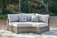 Harbor Court Curved Loveseat with Cushion - Premium Outdoor Seating from Ashley Furniture - Just $733.59! Shop now at Furniture Wholesale Plus  We are the best furniture store in Nashville, Hendersonville, Goodlettsville, Madison, Antioch, Mount Juliet, Lebanon, Gallatin, Springfield, Murfreesboro, Franklin, Brentwood