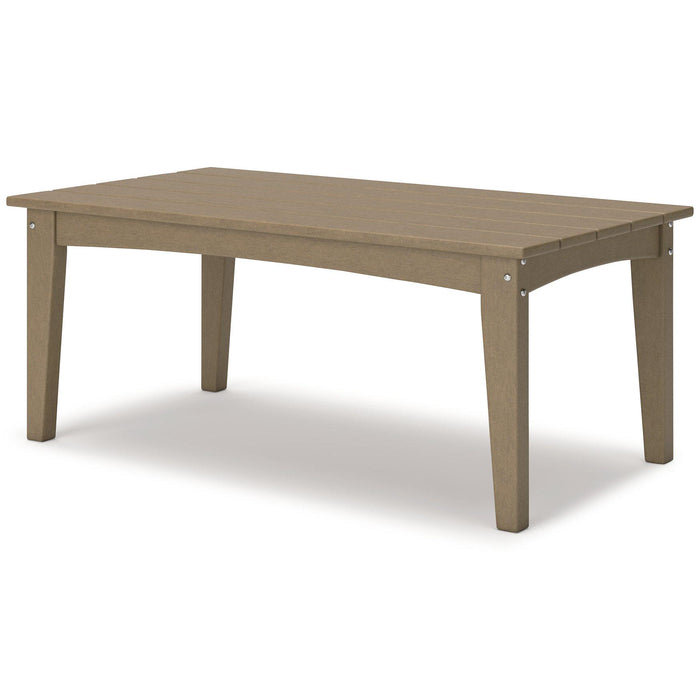 Hyland wave Outdoor Coffee Table - Premium Outdoor Cocktail Table from Ashley Furniture - Just $243.84! Shop now at Furniture Wholesale Plus  We are the best furniture store in Nashville, Hendersonville, Goodlettsville, Madison, Antioch, Mount Juliet, Lebanon, Gallatin, Springfield, Murfreesboro, Franklin, Brentwood