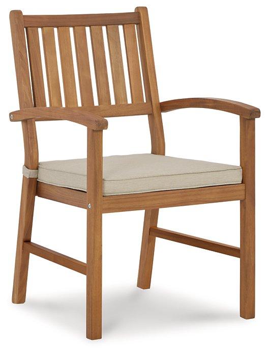 Janiyah Outdoor Dining Arm Chair (Set of 2) - Premium Outdoor Dining Chair from Ashley Furniture - Just $279.55! Shop now at Furniture Wholesale Plus  We are the best furniture store in Nashville, Hendersonville, Goodlettsville, Madison, Antioch, Mount Juliet, Lebanon, Gallatin, Springfield, Murfreesboro, Franklin, Brentwood