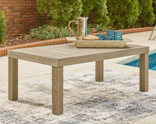 Silo Point Outdoor Coffee Table - Premium Outdoor Cocktail Table from Ashley Furniture - Just $235.02! Shop now at Furniture Wholesale Plus  We are the best furniture store in Nashville, Hendersonville, Goodlettsville, Madison, Antioch, Mount Juliet, Lebanon, Gallatin, Springfield, Murfreesboro, Franklin, Brentwood