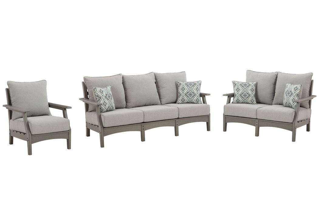 Visola Outdoor Set - Premium Outdoor Seating Set from Ashley Furniture - Just $2244.42! Shop now at Furniture Wholesale Plus  We are the best furniture store in Nashville, Hendersonville, Goodlettsville, Madison, Antioch, Mount Juliet, Lebanon, Gallatin, Springfield, Murfreesboro, Franklin, Brentwood