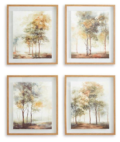 Bryneford Wall Art (Set of 4) - Premium Wall Art from Ashley Furniture - Just $166.28! Shop now at Furniture Wholesale Plus  We are the best furniture store in Nashville, Hendersonville, Goodlettsville, Madison, Antioch, Mount Juliet, Lebanon, Gallatin, Springfield, Murfreesboro, Franklin, Brentwood