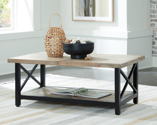 Bristenfort Coffee Table - Premium Cocktail Table from Ashley Furniture - Just $280.92! Shop now at Furniture Wholesale Plus  We are the best furniture store in Nashville, Hendersonville, Goodlettsville, Madison, Antioch, Mount Juliet, Lebanon, Gallatin, Springfield, Murfreesboro, Franklin, Brentwood