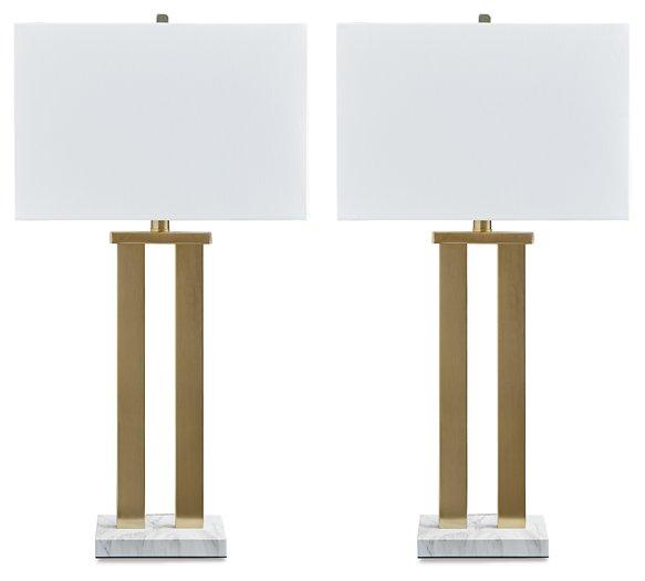 Coopermen Table Lamp (Set of 2) - Premium Table Lamp Pair from Ashley Furniture - Just $107.91! Shop now at Furniture Wholesale Plus  We are the best furniture store in Nashville, Hendersonville, Goodlettsville, Madison, Antioch, Mount Juliet, Lebanon, Gallatin, Springfield, Murfreesboro, Franklin, Brentwood