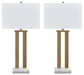 Coopermen Table Lamp (Set of 2) - Premium Table Lamp Pair from Ashley Furniture - Just $107.91! Shop now at Furniture Wholesale Plus  We are the best furniture store in Nashville, Hendersonville, Goodlettsville, Madison, Antioch, Mount Juliet, Lebanon, Gallatin, Springfield, Murfreesboro, Franklin, Brentwood