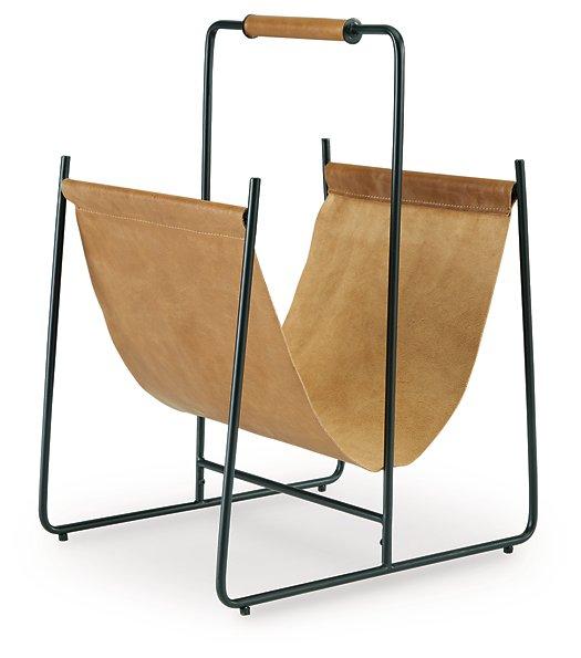 Faronworth Magazine Rack - Premium Magazine Rack from Ashley Furniture - Just $70.83! Shop now at Furniture Wholesale Plus  We are the best furniture store in Nashville, Hendersonville, Goodlettsville, Madison, Antioch, Mount Juliet, Lebanon, Gallatin, Springfield, Murfreesboro, Franklin, Brentwood