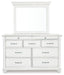 Kanwyn Dresser and Mirror - Premium Dresser & Mirror from Ashley Furniture - Just $931.15! Shop now at Furniture Wholesale Plus  We are the best furniture store in Nashville, Hendersonville, Goodlettsville, Madison, Antioch, Mount Juliet, Lebanon, Gallatin, Springfield, Murfreesboro, Franklin, Brentwood