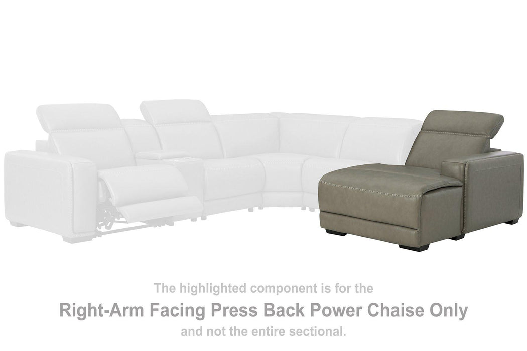 Correze Power Reclining Sectional with Chaise - Premium Sectional from Ashley Furniture - Just $3146.07! Shop now at Furniture Wholesale Plus  We are the best furniture store in Nashville, Hendersonville, Goodlettsville, Madison, Antioch, Mount Juliet, Lebanon, Gallatin, Springfield, Murfreesboro, Franklin, Brentwood