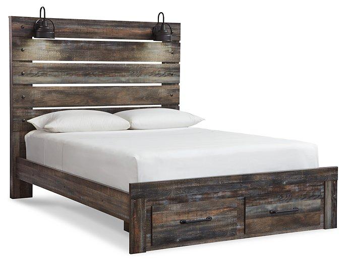 Drystan Bed with 2 Storage Drawers - Premium Bed from Ashley Furniture - Just $466.59! Shop now at Furniture Wholesale Plus  We are the best furniture store in Nashville, Hendersonville, Goodlettsville, Madison, Antioch, Mount Juliet, Lebanon, Gallatin, Springfield, Murfreesboro, Franklin, Brentwood