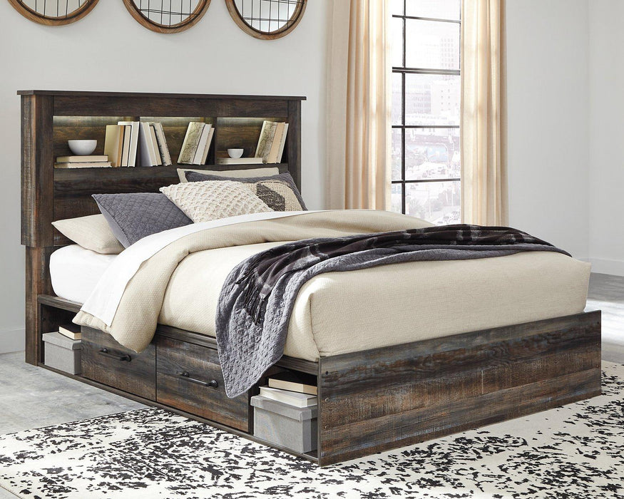 Drystan Bed with 4 Storage Drawers - Premium Bed from Ashley Furniture - Just $782.35! Shop now at Furniture Wholesale Plus  We are the best furniture store in Nashville, Hendersonville, Goodlettsville, Madison, Antioch, Mount Juliet, Lebanon, Gallatin, Springfield, Murfreesboro, Franklin, Brentwood