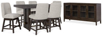 Burkhaus Dining Room Set - Premium Dining Room Set from Ashley Furniture - Just $1075.98! Shop now at Furniture Wholesale Plus  We are the best furniture store in Nashville, Hendersonville, Goodlettsville, Madison, Antioch, Mount Juliet, Lebanon, Gallatin, Springfield, Murfreesboro, Franklin, Brentwood