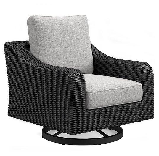 Beachcroft Outdoor Swivel Lounge with Cushion - Premium Outdoor Seating from Ashley Furniture - Just $667.79! Shop now at Furniture Wholesale Plus  We are the best furniture store in Nashville, Hendersonville, Goodlettsville, Madison, Antioch, Mount Juliet, Lebanon, Gallatin, Springfield, Murfreesboro, Franklin, Brentwood