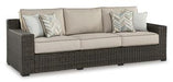 Coastline Bay Outdoor Sofa with Cushion - Premium Outdoor Seating from Ashley Furniture - Just $1274.27! Shop now at Furniture Wholesale Plus  We are the best furniture store in Nashville, Hendersonville, Goodlettsville, Madison, Antioch, Mount Juliet, Lebanon, Gallatin, Springfield, Murfreesboro, Franklin, Brentwood