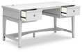 Kanwyn Home Office Storage Leg Desk - Premium Desk from Ashley Furniture - Just $579.20! Shop now at Furniture Wholesale Plus  We are the best furniture store in Nashville, Hendersonville, Goodlettsville, Madison, Antioch, Mount Juliet, Lebanon, Gallatin, Springfield, Murfreesboro, Franklin, Brentwood