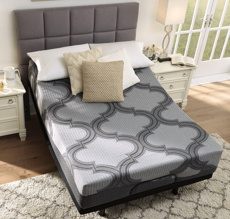 12 Inch Ashley Hybrid King Adjustable Base and Mattress - Premium Mattress from Ashley Furniture - Just $1076.02! Shop now at Furniture Wholesale Plus  We are the best furniture store in Nashville, Hendersonville, Goodlettsville, Madison, Antioch, Mount Juliet, Lebanon, Gallatin, Springfield, Murfreesboro, Franklin, Brentwood