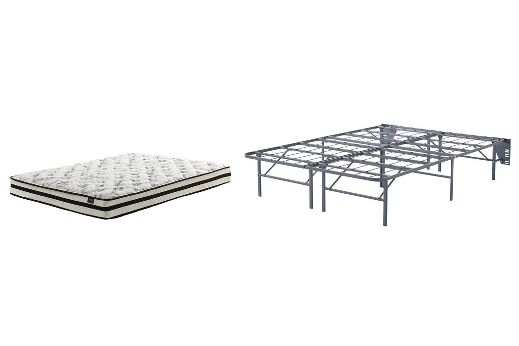 8 Inch Chime Innerspring Mattress Set - Premium Mattress Set from Ashley Furniture - Just $329.93! Shop now at Furniture Wholesale Plus  We are the best furniture store in Nashville, Hendersonville, Goodlettsville, Madison, Antioch, Mount Juliet, Lebanon, Gallatin, Springfield, Murfreesboro, Franklin, Brentwood