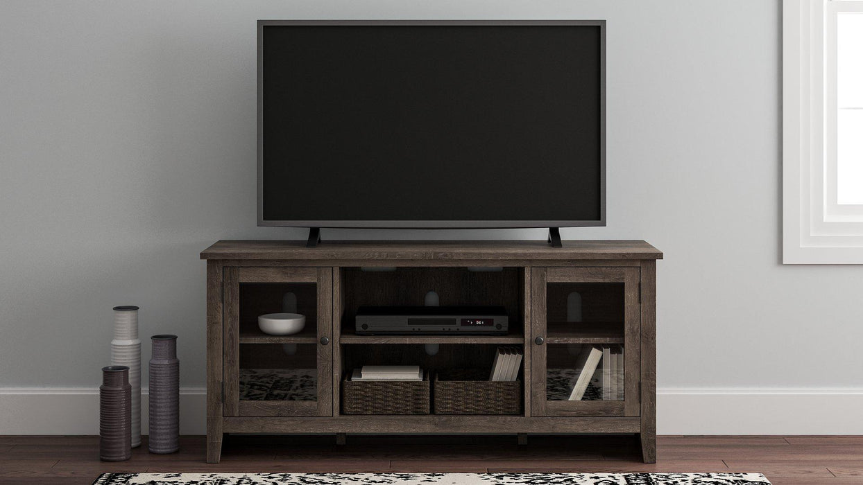 Arlenbry 60" TV Stand with Electric Fireplace - Premium TV Stand from Ashley Furniture - Just $565.02! Shop now at Furniture Wholesale Plus  We are the best furniture store in Nashville, Hendersonville, Goodlettsville, Madison, Antioch, Mount Juliet, Lebanon, Gallatin, Springfield, Murfreesboro, Franklin, Brentwood