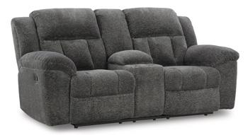 Frohn Reclining Loveseat with Console - Premium Loveseat from Ashley Furniture - Just $643.55! Shop now at Furniture Wholesale Plus  We are the best furniture store in Nashville, Hendersonville, Goodlettsville, Madison, Antioch, Mount Juliet, Lebanon, Gallatin, Springfield, Murfreesboro, Franklin, Brentwood